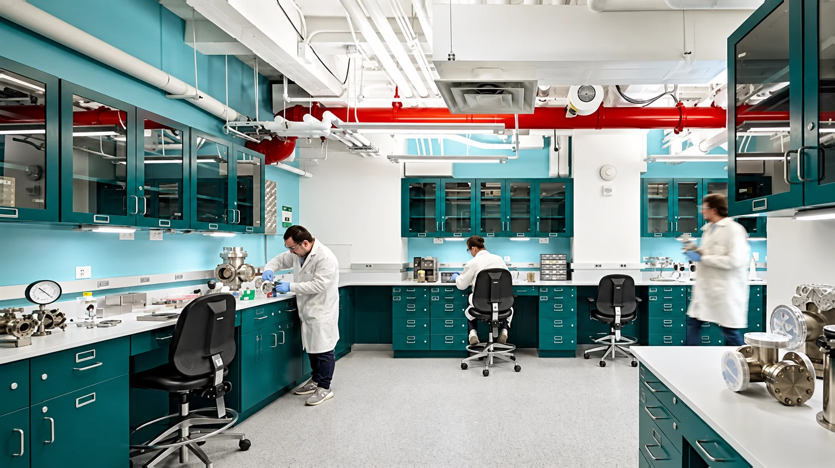Laboratorio equipado para investigación